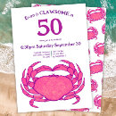 Search for seafood birthday invitations Coastal