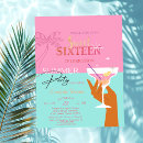 Search for ocean sweet 16 invitations Pool