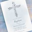Search for grey christening invitations Blue