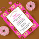 Search for chocolate birthday invitations Doughnuts