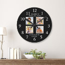 Recherche de vie horloges Noir et blanc