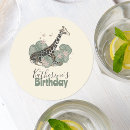 Recherche de girafes dessous de verres Pour enfants