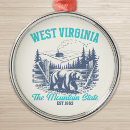 Search for west virginia mountaineers ornaments Mountain state