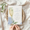 Search for champagne glass birthday invitations Floral