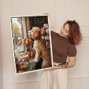 Recherche de boulangers art Toile