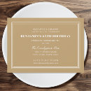 Search for 80th dinner birthday invitations Chic