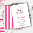 Search for puppies invitations Pink
