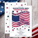 Search for independence day party invitations Stars and stripes