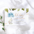 Search for elephant baby boy shower invitations Jungle safari