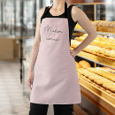 Search for cake shop aprons Pink