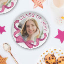 Search for pink graduation plates Girly