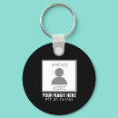 Search for funny birthday keychains Black