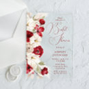 Search for acrylic bridal shower invitations Floral