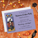 Search for cauldron halloween invitations Purple