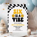 Search for six birthday invitations Six is a vibe