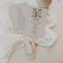 Search for western wedding programs Watercolor