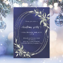 Search for navy blue christmas invitations Dinner party