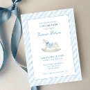 Recherche de rocking horse baby shower invitations Classique