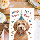 Search for dog 1st birthday cards Puppy
