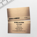 Search for golden business cards Consultant