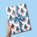 Recherche de fusée papier cadeau Espace