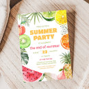 Search for end of summer invitations Pool party