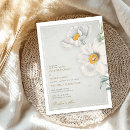 Search for anemone invitations White anemones