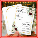 Search for dark green and gold wedding invitations Neutral spring nature garden