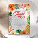 Search for pineapple thank you cards Mahalo