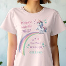Search for unicorn party tshirts Girly