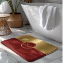 Search for ornate design bath mats Gold