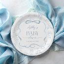 Search for country french paper plates Toile de jouy