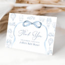 Search for blue and white thank you cards Toile de jouy
