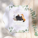 Search for hedgehog baby shower invitations Watercolor greenery