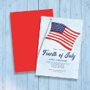 Search for of july invitations Typography