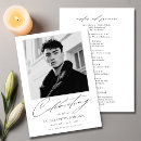 Search for memorial bulletins Funeral order of service