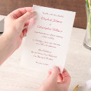 Search for vellum paper invitations Script