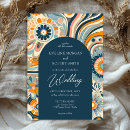 Search for navy blue flowers invitations Script