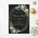 Search for black and gold christmas invitations Modern