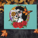 Search for sugar skull doormats Dia de los muertos