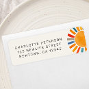 Search for boy and girl return address labels Typography
