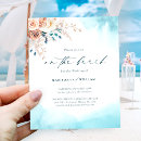 Search for teal blue wedding invitations Floral