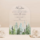 Search for pine tree baby shower invitations Forest
