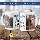 Search for worlds best dog dad mugs Photo collage