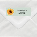 Search for sunflower birthday return address labels Fall