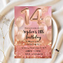 Search for girls 14th birthday invitations Daughter