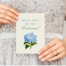 Search for hydrangea bridesmaid cards Blue