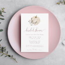 Search for white pumpkin bridal shower invitations Rustic