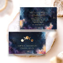 Search for planets business cards Tarot reader