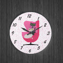 Search for polka dot clocks Pink polka dots